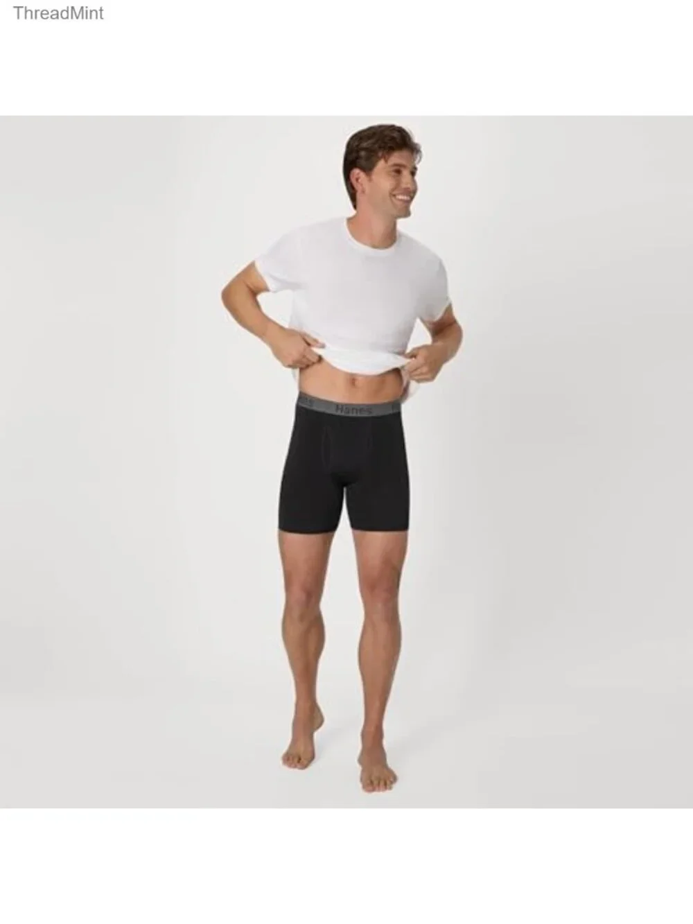 Performance Stretch Boxer Briefs with Leak Protection, 3-Pack
